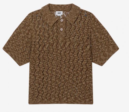Polo Sweater Obey Andre toffee brown