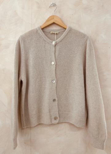(w) Cardigan 24L471 beige