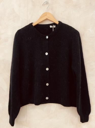 (w) Cardigan 24L471 black