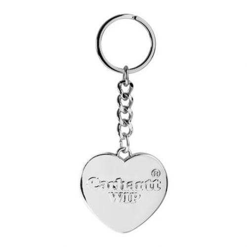 Schlsselanhnger Carhartt WIP Heart silver
