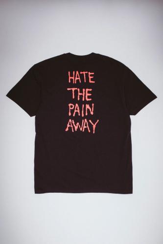T-Shirt Fucking Awesome Hate The Pain Away black
