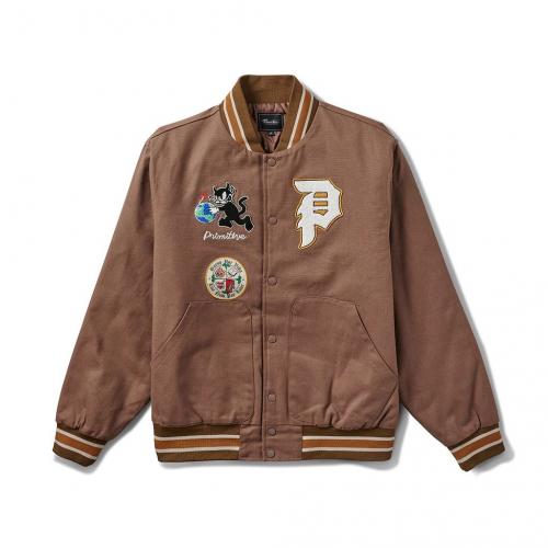 Jacke Primitive Savior brown