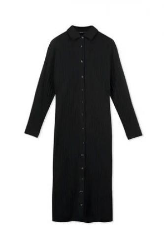 (w) Kleid Aveny Berry Cotton Crincle black