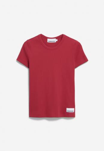 (w) T-Shirt Armedangels Kardaa red ash