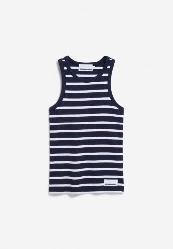 (w) Top Armedangels Kanitaa Stripes night sky