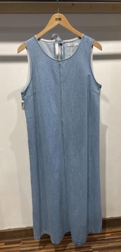 (w) Dress Denim long light blue