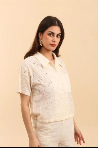 (w) Shirt Bohemian creme