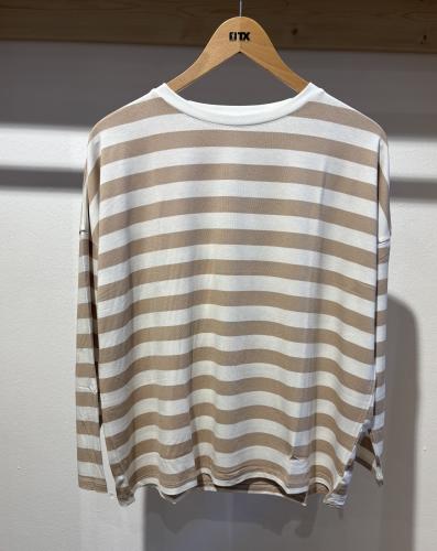 (w) Longsleeve stripes beige