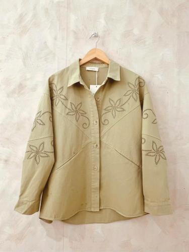 (w) Shirt Embroidery olive