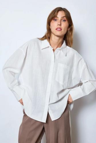(w) Shirt with Pocket white