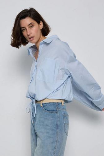(w) Shirt sky blue