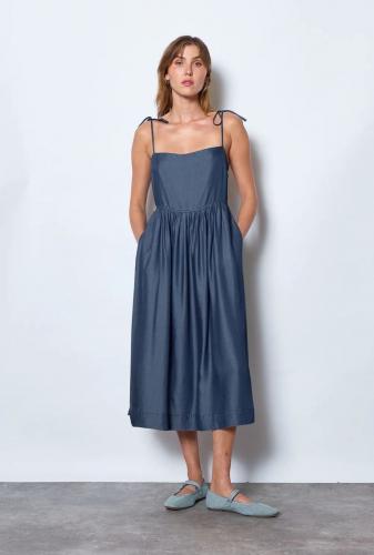 (w) Dress Strap Denim blue