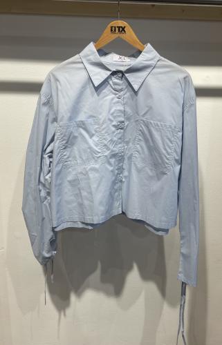 (w) Shirt Cropped sky blue