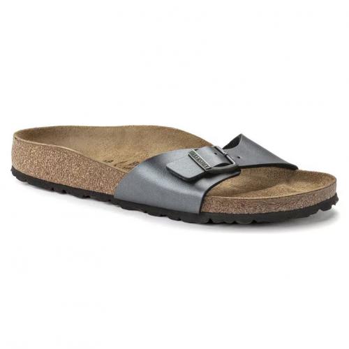 (w) Sandale Birkenstock Madrid BF metallic black