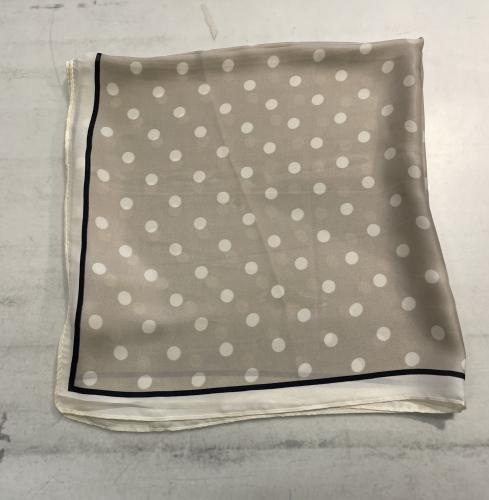 (w) Scarf Dots beige