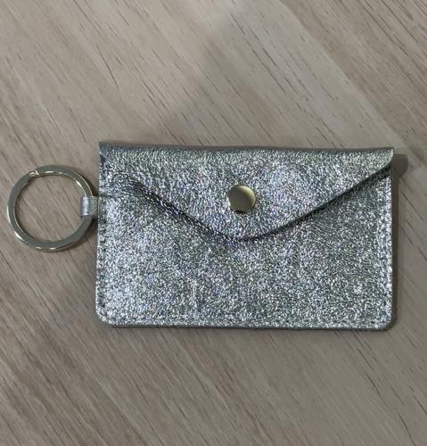 (w) Wallet with Keychain silver