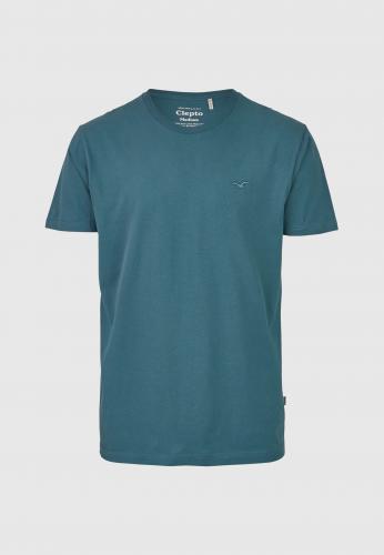T-Shirt Cleptomanicx Basic Ligull Regular blue wing 
