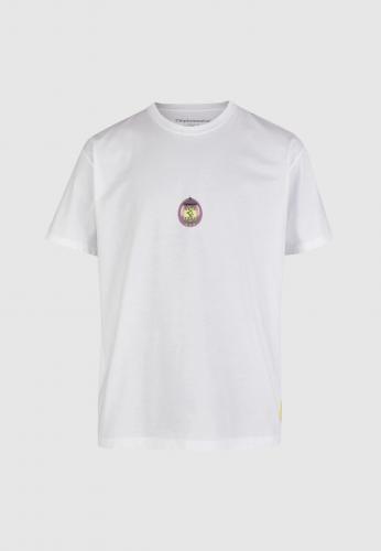 T-Shirt Cleptomanicx Classic Take Care white
