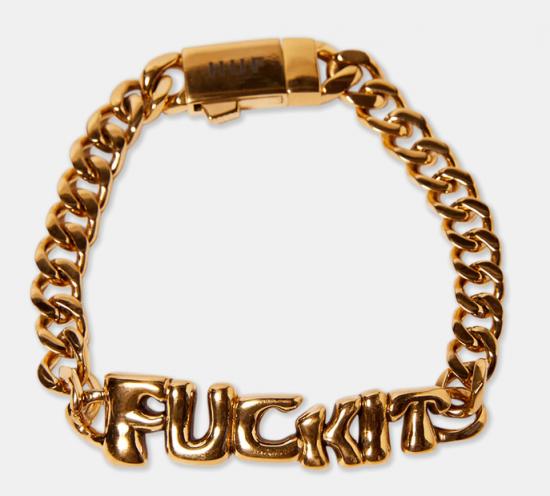 Bracelet Huf Fuck It Warped gold