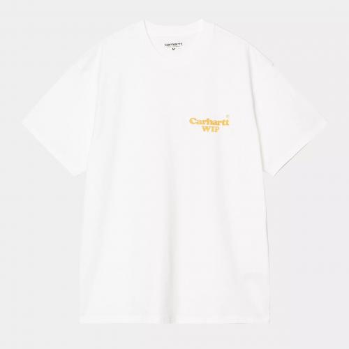 T-Shirt Carhartt WIP Hartt Chain white