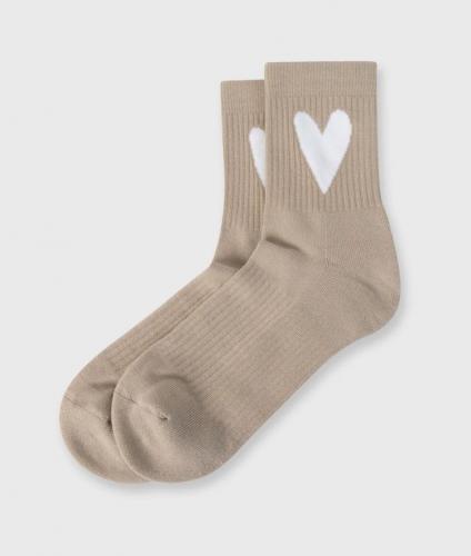 (w) Socks 10Days Heart rope