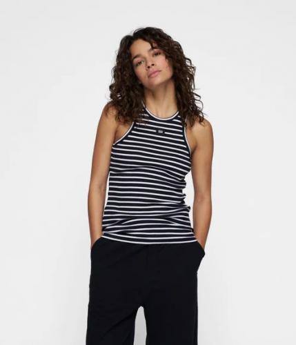 (w) Top 10Days The Tank stripes black/white