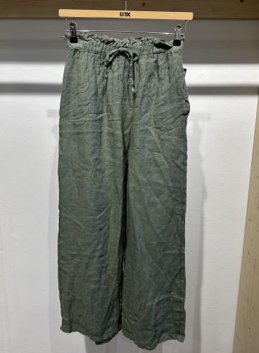 (w) Pant Linen olive