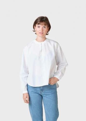 (w) Bluse Klitmöller Alma Poplin white