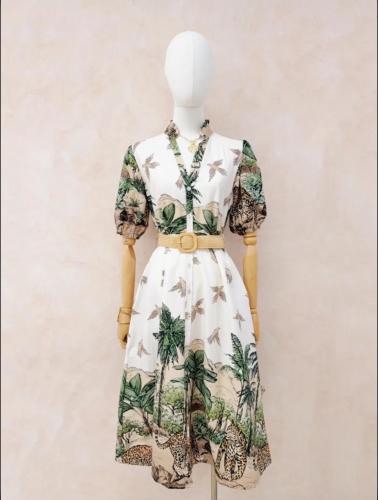 (w) Dress jungle