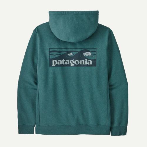 Hooded Patagonia Boardshort Logo wetland blue