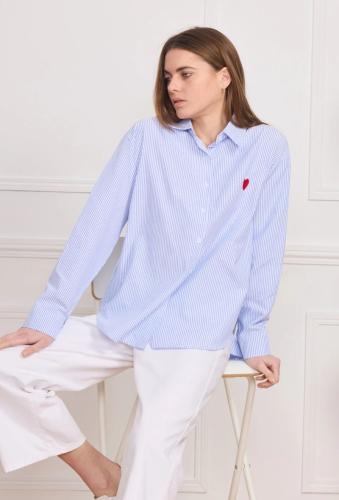 (w) Hemd 15431 blau