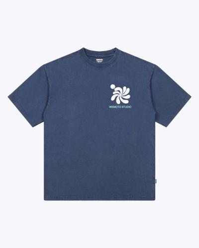 T-Shirt Wemoto Spiral navy blue