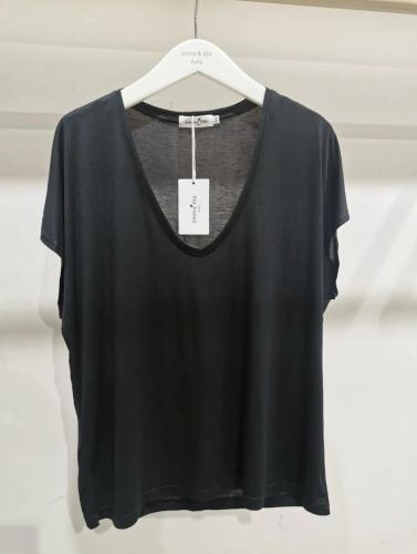 (w) T-Shirt N2401 black
