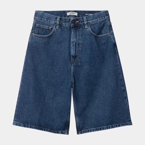 (w) Short Carhartt WIP Brandon blue stone washed