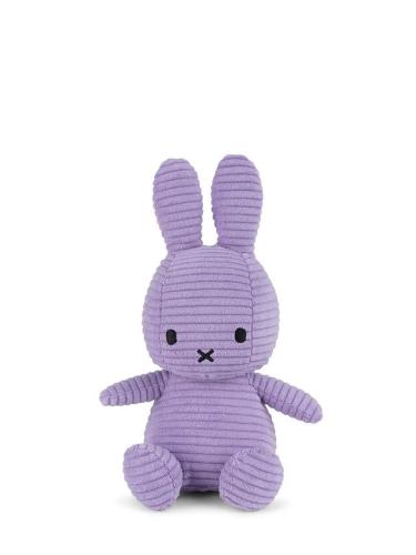 Miffy Sitting Corduroy lilac 23cm