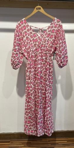 (w) Dress leo beige