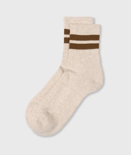 (w) Socks 10Days 2 Stripes truffle