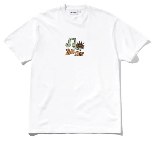 T-Shirt Butter Goods Turtle white