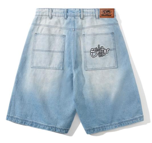 Short Butter Goods Scribble Denim faded light blue