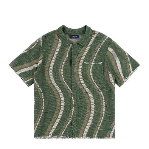 Hemd Dime Soleil Button Up Knit green