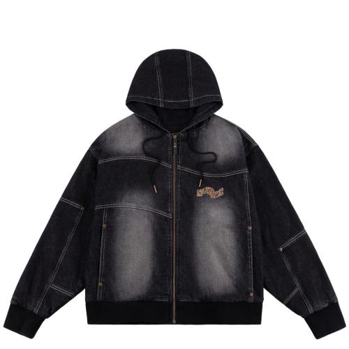 Jacke Dime Hooded Utility sandblasted black