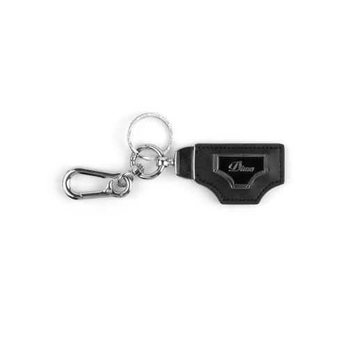 Schlsselanhnger Dime Cursive Leather black