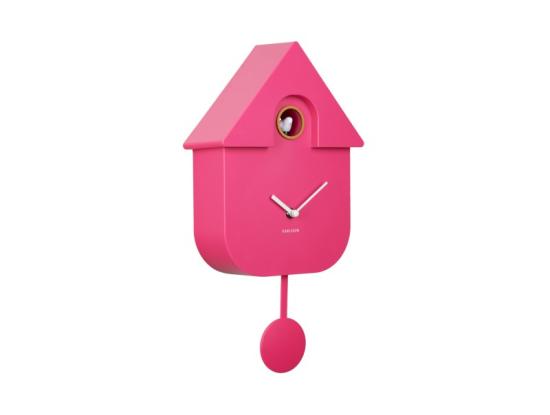 (w) Kuckucksuhr Modern bright pink