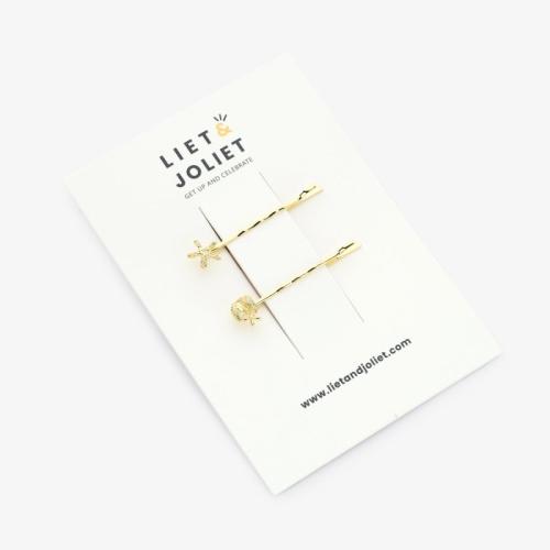 (w) Hairpin J25014-G gold