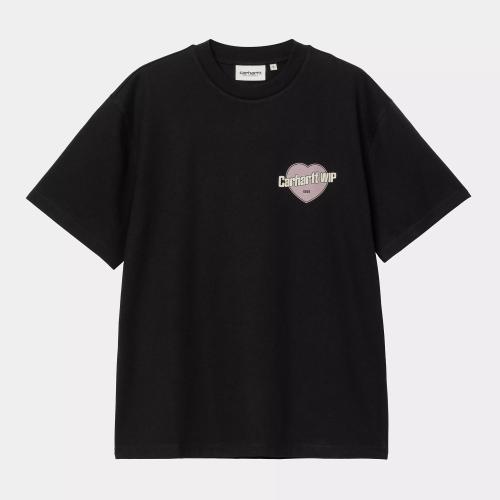 (w) T-Shirt Carhartt WIP Growth black stone washed