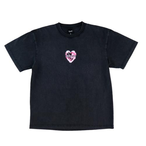 T-Shirt April Heart black