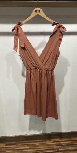 (w) Kleid 2RL886 terracotta kurz