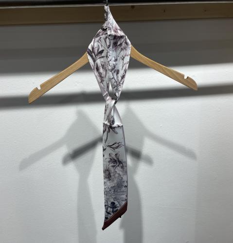(w) Schal Flora flieder