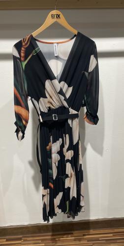 (w) Dress Lisa Orch black kurz 