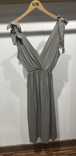 (w) Kleid 2RL886 taupe midi